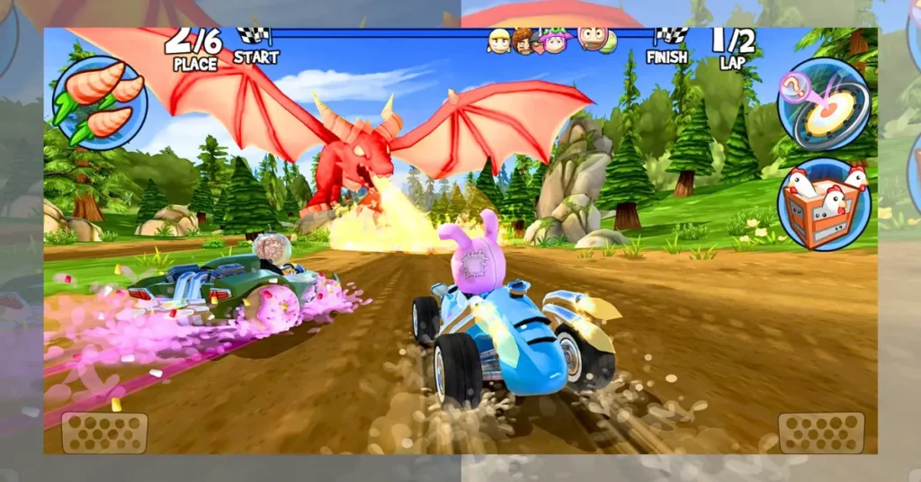 Beach Buggy Racing 2 Apk is all about a fast-paced action racing game.