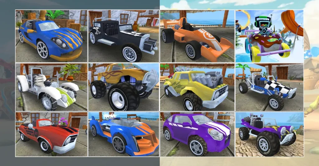 Beach Buggy Racing Apk, The Beach Buggy Racing offers many vehicles for you to choose from.